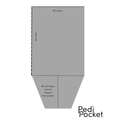 50"x70" Pleasingly Plaid Foot Pocket Blanket Plush Fleece Non-Electric - color: Pleasingly Plaid