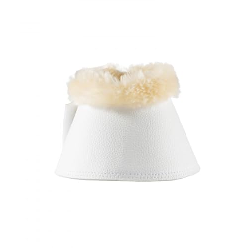Horze Signature Bell Boots - White - XXL - color: White, size: XXL