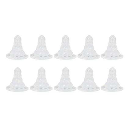 10Pcs Nipple for Goats, 10Pcs Goat Nursing Soft Silicone Thicken Lamb Goats, Small Animal Milk Drink Nipples Feeding Sheep Cattle Rubber Pacifier Replacement Lambs and Kids