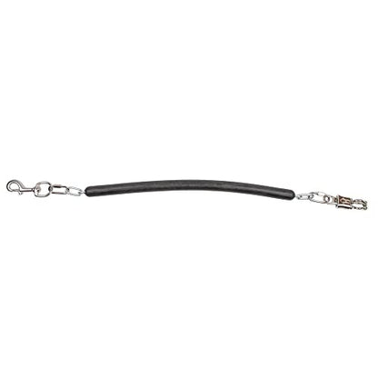 Dura-Tech Horse Cross Tie | 33-75 Inch Adjustable Length | Quick Release Panic Snap | Chew-Resistant Rubber Section | Converts to Trailer Tie