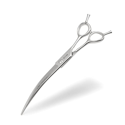 Chris Christensen Classic Series 7.5 in. Curved Dog Grooming Shears, Groom Like a Professional, Convex blade, Any Skill Level, Made From 440C Japanese Steel - size: 7.5 inch Curve