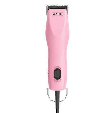 Wahl Pro Animal Thick-Curly Coat Clipper, Lightweight & Quiet, Pink | Corded Clipper for Thick and Curly Coats, Quiet 2-Speed Power, Lightweight and Ergonomic Design, Perfect for Cats and Dogs