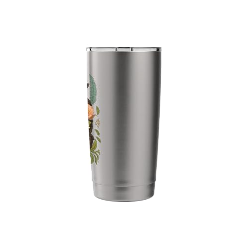 cute baby coat flower Stainless Steel Insulated Tumbler - color: Brushed Steel