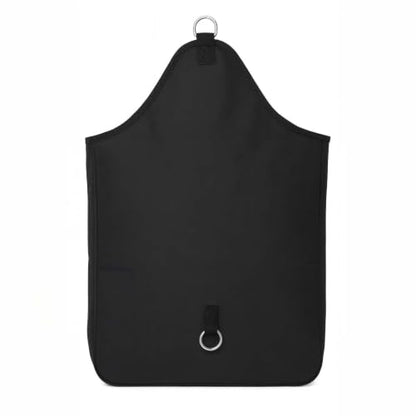 AJ Tack Hay Bag, 600D PVC Nylon, 2-Flake, 7 in Opening Black - color: Black
