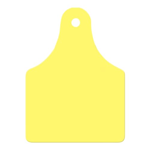 ALLFLEX USA GLF/GSMY 115451 Ear Tag, Blank, Yellow, Large