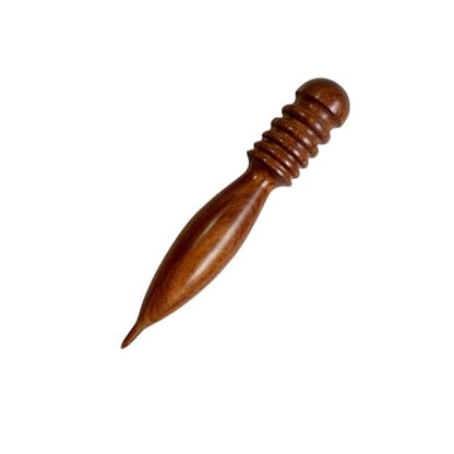1pc Wood Leather Burnishing Tool, Leather Edge Burnisher Tool, Burnishing Leather Craft Accessories for Leather Working (Style A) - color: Style A