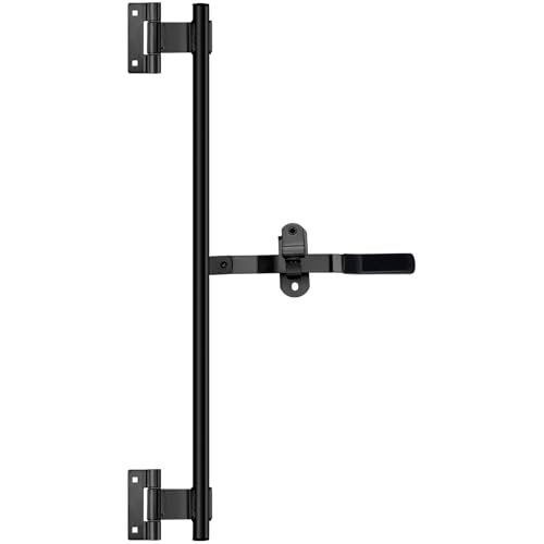 Hicarer Silver Cam Bar Enclosed Lock Trailer Zinc Plated, Black, 36 Inch - color: Black, size: 36 Inch