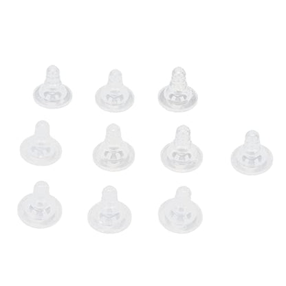 10Pcs Nipple for Goats, 10Pcs Goat Nursing Soft Silicone Thicken Lamb Goats, Small Animal Milk Drink Nipples Feeding Sheep Cattle Rubber Pacifier Replacement Lambs and Kids