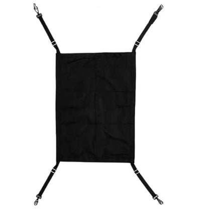 Horse Stall Gate - Aisle Guard Barrier | Adjustable Straps Door, Stable Pasture Partition, Equestrian Center Restraint, Riding Show Venues, Boarding Facilities, Heavy Duty Safety Mesh