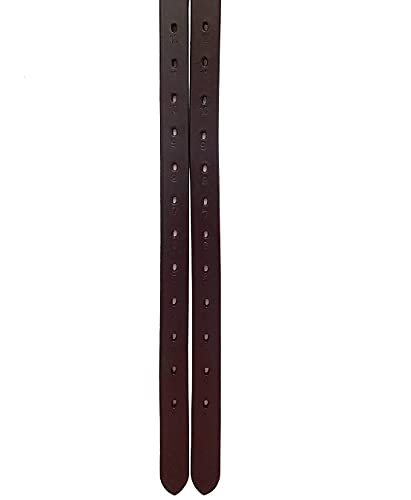 Majestic Ally Genuine Leather English Stirrup Leather (Pair) - color: Chestnut, size: 54 us