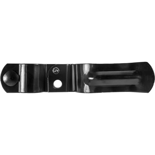 Black 1-3/8" x 2-3/8" Heavy Duty Fork Latch- Pressed Steel - Powder Coated - color: Black, size: 1-3/8" x 2-3/8"
