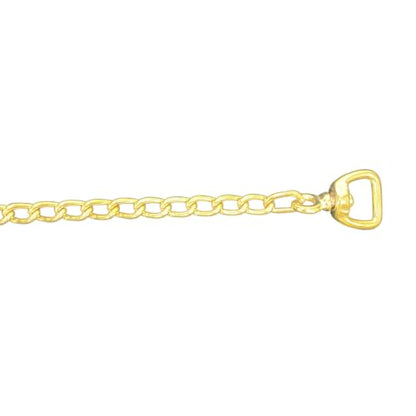 Intrepid International Brass Plated Lead Chain - 20 Inch - Strong and Reliable Equestrian Training Tool