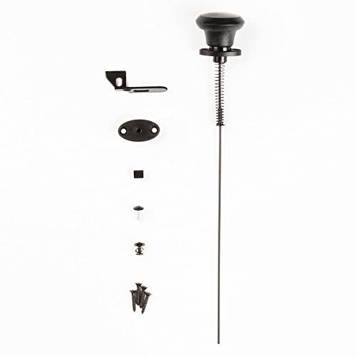 National Hardware Gate Latch Cable Pull, 10 3/4 in, Spring Loaded, Black - size: 40"