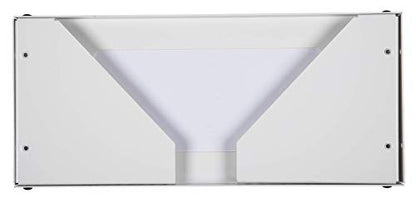 Kenuco 19 Inch Steel Vertical Rack and Wall Mountable Server Rack Mount (White-4U) - color: White-4U