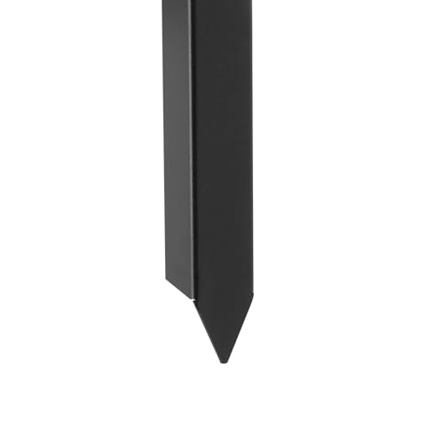 VEVOR Fence Post Anchor, 4 Pack Repair Kit Inner Diameter 2 x2 Inches Heavy Duty Steel Fence Post Support Stakes, Anchor Ground Spike for Repair Tilted, Broken Wood Post - size: 4PC 34x2x2 Inches