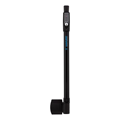 National Hardware Pool Safety MagnaLatch Top Pull, 21", Black | Magnetic Self-Latching Design with Key Lock and Vertical Adjustment for Wood, Vinyl and Metal Pool Fence Gates