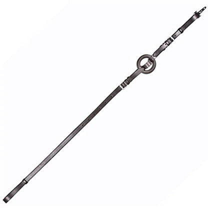 Schneiders Premier Donut Side Reins for Horses | Adjustable Leather Training Aid for English Discipline | Snap Bit Attachment | 42"-48" Length | Sold in Pairs | Dark Oil Finish