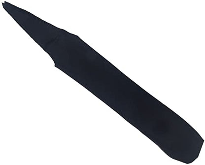 Jeffers Lycra Horse Tail Bag 24" – Stretchy Lycra Material, Breathable Tail Protector, Fast Drying Fabric, Braided Ties, Tail Wrap Cover for Grooming, Stable, Travel & Show Ready Use - Black - color: Black