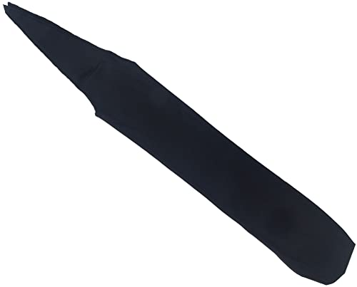 Jeffers Lycra Horse Tail Bag 24" – Stretchy Lycra Material, Breathable Tail Protector, Fast Drying Fabric, Braided Ties, Tail Wrap Cover for Grooming, Stable, Travel & Show Ready Use - Black - color: Black