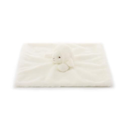 Apricot Lamb Plush White Lamb Sheep Stuffed Animals Security Blanket 14''