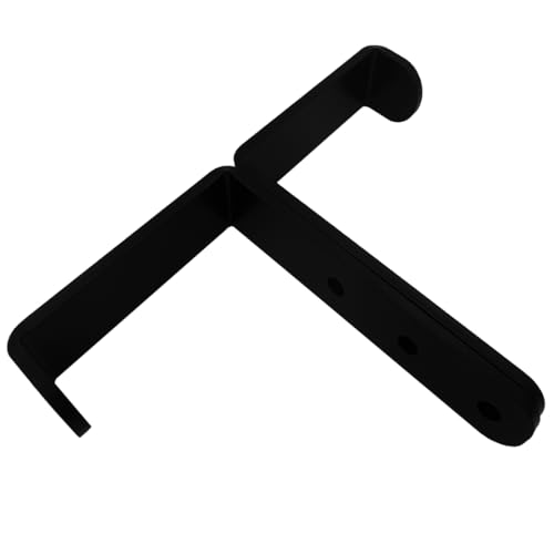 4 Pcs Black Heavy Duty Metal j Hooks for Hanging 280 lbs, Wall Mount Hook for Hanging Garage Storage Home Office Gym Sports Equipment, Tool Organization,Small U Hooks (XL) - size: X-Large