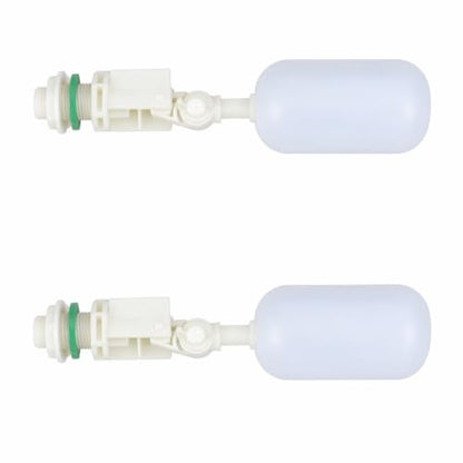 G1/2 Float Valve 2 Pieces, ABS Automatic Livestock Water Bowl Valve for Cattle Goat Sheep Pig Horse Water Trough,21x5x5cm(8.27x1.97x1.97in)