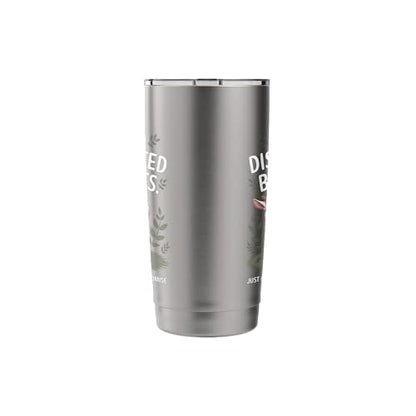 Easily Distracted by Goats Cute Coat Pygmy Goat Farmer Stainless Steel Insulated Tumbler - color: Brushed Steel