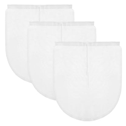 COMNICO Cheese Bags, 3 Pack 12" x 10" Nylon Reusable Fine Mesh Cheesecloth Strainer Nut Tea Beer Juice Filter Cloth for Cold Brew Coffee Yogurt Almond Soy Oat Milk | Nylon, Reusable, Fine Mesh, Filter Cloth, for Cold Brew Coffee, Yogurt, Almond, Soy, Oat