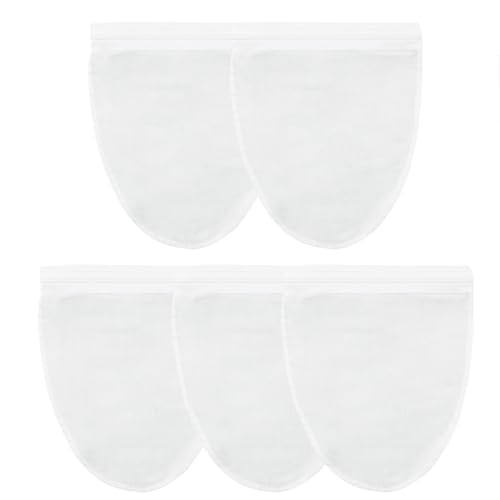 FATCAT Fine Mesh Cheese Cloth, Fine Mesh Strainer Bags, Nut Milk Bag, Cheesecloth for Straining (S-Size*5/ Excluding Bracket) - color: Strainer Bag*5, size: S