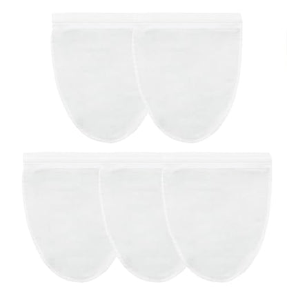 FATCAT Fine Mesh Cheese Cloth, Fine Mesh Strainer Bags, Nut Milk Bag, Cheesecloth for Straining (S-Size*5/ Excluding Bracket) - color: Strainer Bag*5, size: S
