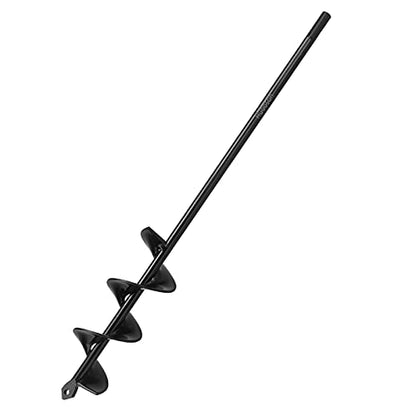 Auger Drill Bit for Planting Ruooson 1.9X14.5 in Garden AugerSpiral Easy Planter Rapid Planter Plant for 3/8" Hex Drive <1Pcs>. (1.9x14.5 in) - size: 1.9x14.5 IN