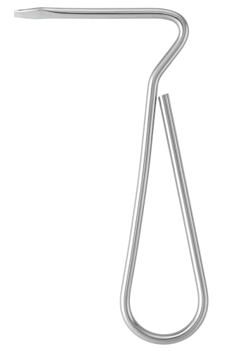 Chrome-Plated Hoof Pick – Durable, Ergonomic Steel Tool for Hoof Care, Cleaning, and Screw Tightening – Essential Equipment for Hoof Maintenance - Compact 5.5" Design