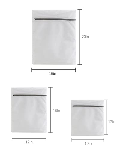 Lingerie Bags for Washing Delicates,Small Fine Mesh Laundry Bags,3Pcs(1 Large,1 Medium,1 Small) - size: Small (1 Count), Medium (1 Count), Large (1 Count)
