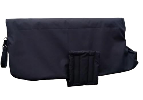 Calf Coat - Winter Blanket Goats Dogs Foal Donkey MED 24-26" Topline BLK