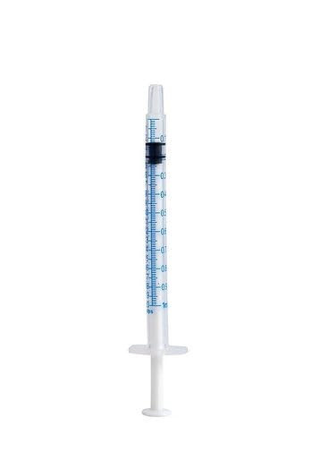 ONE-CARE Oral Syringe, 1 mL, Slip Tip, with Cap, 100 Count - size: 1ml