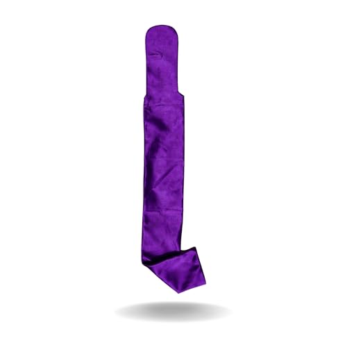 Ranch Hand Premium Lycra Tail Bag – Horse Tail Bag Made from Durable Stretchable Lycra – Gentle on Hair and Free from Damage – Horse Tail Protection Bag for Grooming – 24 Inches - Purple - color: Purple