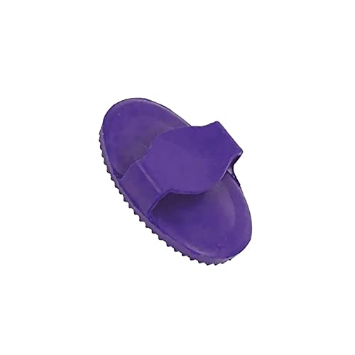 New The Epic Animal Curry Comb Jr Soft Rubber Purple