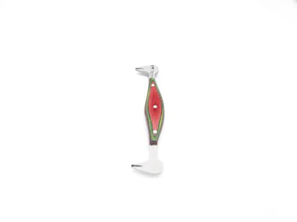 Clinch Cutter and Pritchel Tool Combo – Professional Farrier Hoof Nail Clinch Cutter Durable Construction Satin Stainless Steel, Double Hook - color: Double Hook