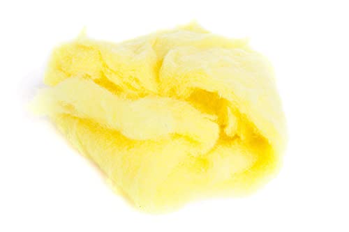 Maori Wool Carded Batting for Needle Felting, 3.5 oz, Canary Yellow - color: Canary