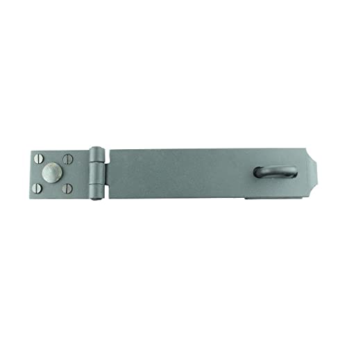 Renovators Supply Manufacturing Door Lock Latch 12.9 in. Black Wrought Iron Hasp Latch Garage Barn Door Lock with Mounting Hardware - color: Black 12.9 inch, size: Pack of 1