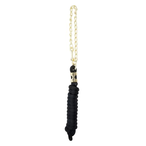 Weaver Leather Poly Lead Rope with Brass Plated Swivel Chain - color: Blue