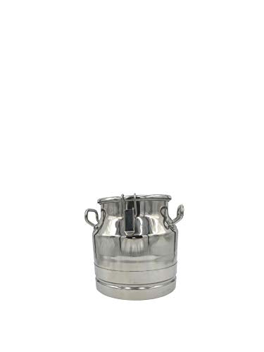 Stainless Steel(304 Grade) Milk, Maple Syrup Transport Cans, Sealed Lid & Optional Spigot (10 Liter (2.6 Gal.), Including Dispenser) - color: Including Dispenser, size: 10 Liter (2.6 Gal.)