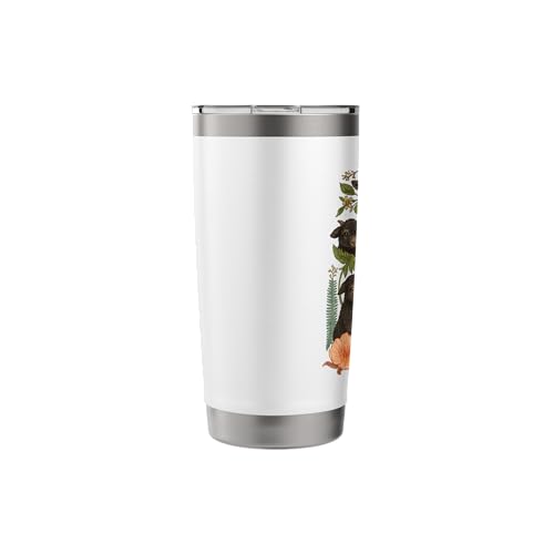 cute baby coat flower Stainless Steel Insulated Tumbler - color: White
