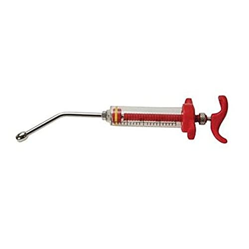 Sharpvet Nylon Feeding Deworming Drenching Syringe for Goats Sheep LLama Calves (20 CC)