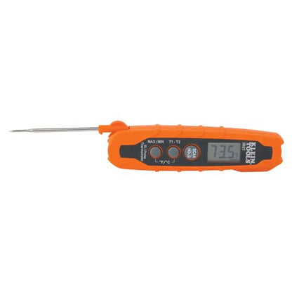 Klein Tools IR07 Dual Infrared (IR) and Probe Pocket Size LCD Digital Thermometer