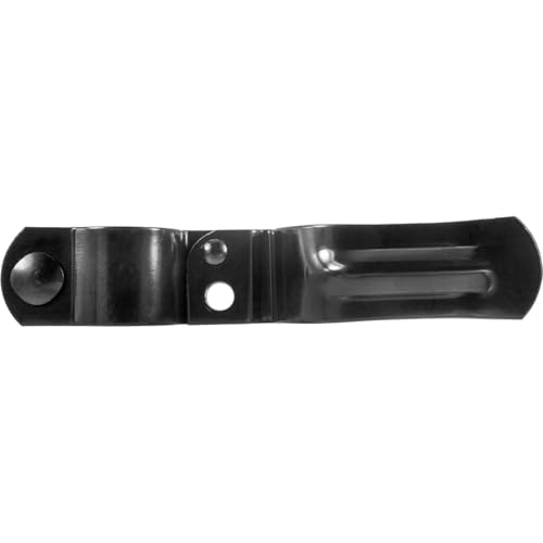 Black 1-5/8" x 2-3/8" Heavy Duty Fork Latch - Pressed Steel - Powder Coated - color: Black, size: 1-5/8" x 2-3/8"