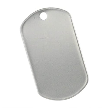 Orgrimmar 100PCS Dog Tag Shiny Stainless Steel Military spec Engraved-Blank