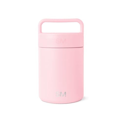Simple Modern Insulated Food Jar with Handle | 12oz | Pink | Provision Stainless Steel Food Jar, Lunch Container | Leak Proof for Adults, Smoothie Bowl, Soup | Blush - color: -Blush, size: 12 Ounces