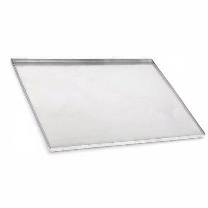Metal Dog Crate & Kennel Replacement Tray/Pan, Galvanized, 34x24 in | Chew-proof, crack-proof, rust-resistant. Fits Most Standard 36 in Crates. - color: Galvanized, size: 34.5"L x 23.5"W x 1"H