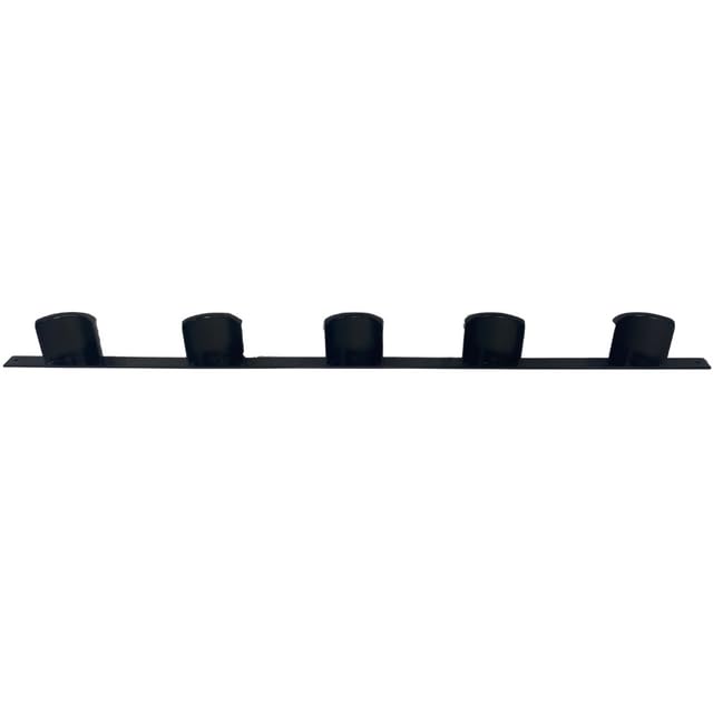 Intrepid International Wall Mount 5 Spot Bridle Rack - Space-Saving, Durable Storage for Horse Bridles and Horse Tack Room Accessories